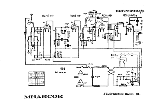 343GL ; Telefunken (ID = 3155001) Radio