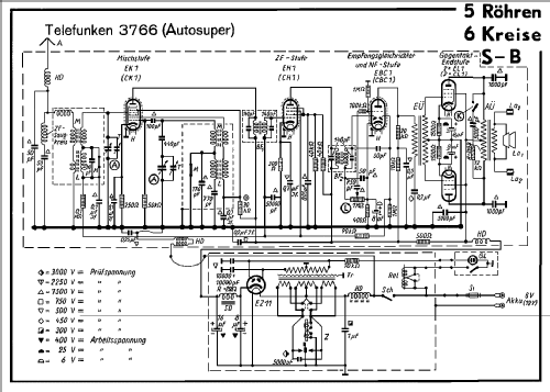 3766-6 ; Telefunken (ID = 37597) Car Radio