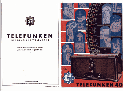 40W ; Telefunken (ID = 1766961) Radio