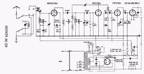 40W ; Telefunken (ID = 2757500) Radio