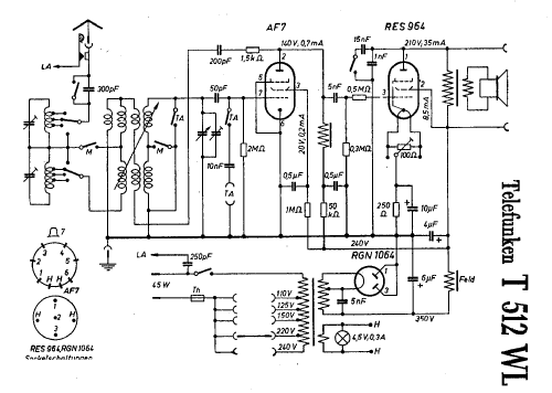 512WL ; Telefunken (ID = 16799) Radio