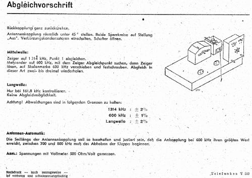 512WL ; Telefunken (ID = 2888485) Radio