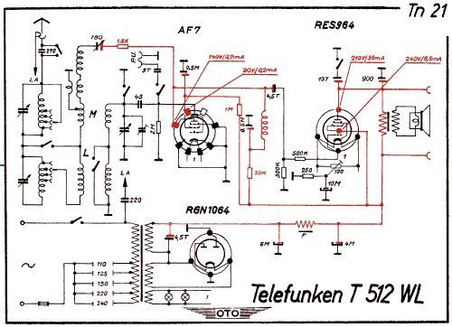 512WL ; Telefunken (ID = 3020470) Radio