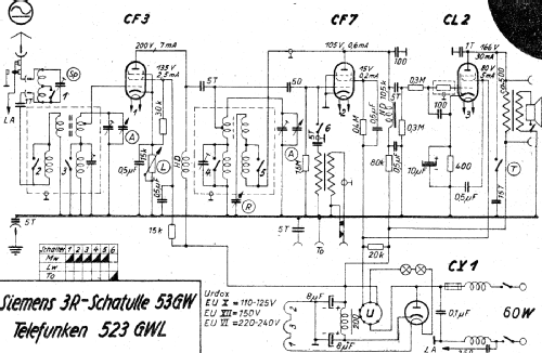 523GWL ; Telefunken (ID = 3014559) Radio