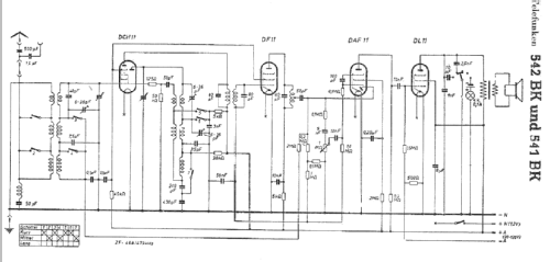 541BK ; Telefunken (ID = 21193) Radio