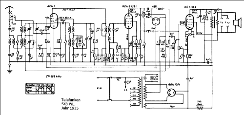 543WL ; Telefunken (ID = 313714) Radio