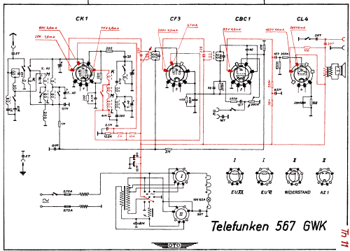 567GWK ; Telefunken (ID = 3021248) Radio