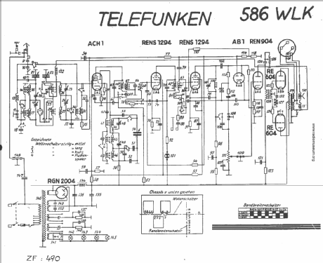 586WLK ; Telefunken (ID = 21238) Radio