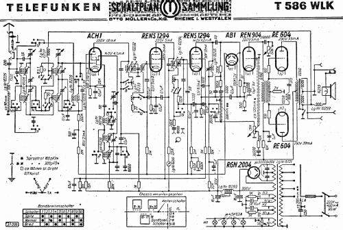 586WLK ; Telefunken (ID = 2858170) Radio