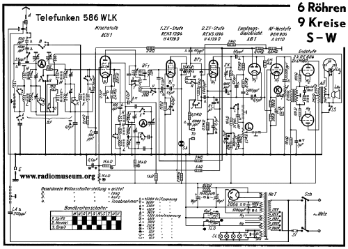 586WLK ; Telefunken (ID = 37550) Radio