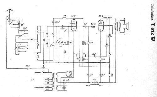 612W ; Telefunken (ID = 7707) Radio