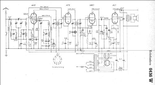 6436WL ; Telefunken (ID = 7476) Radio