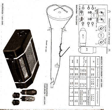 6445GWK ; Telefunken (ID = 1544916) Radio