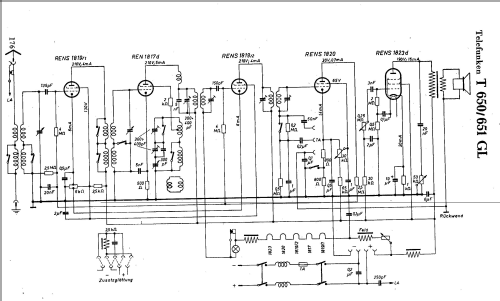 651GL ; Telefunken (ID = 16597) Radio