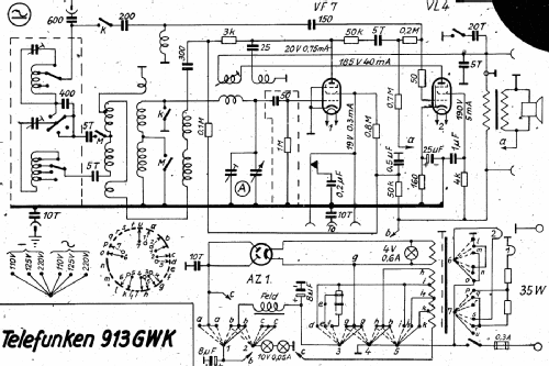 913GWK ; Telefunken (ID = 2903260) Radio