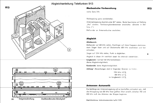 913WK ; Telefunken (ID = 464955) Radio