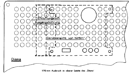 Einbau-Gerät, Einbau-Vorsatz UKW1C; Telefunken (ID = 410490) Adapter