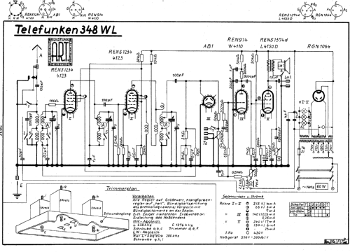 Admiral 348WL ; Telefunken (ID = 2607472) Radio