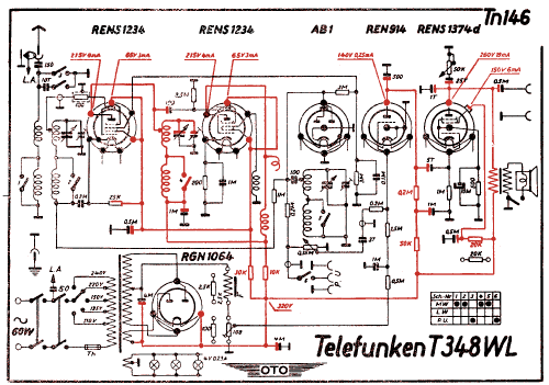 Admiral 348WL ; Telefunken (ID = 3020869) Radio