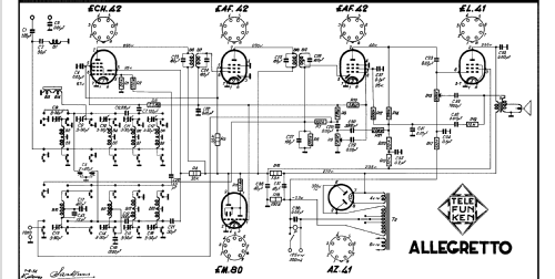 Allegretto A-4167 ; Telefunken (ID = 2066315) Radio