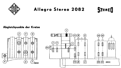 Allegro-Stereo 2082; Telefunken (ID = 761245) Radio