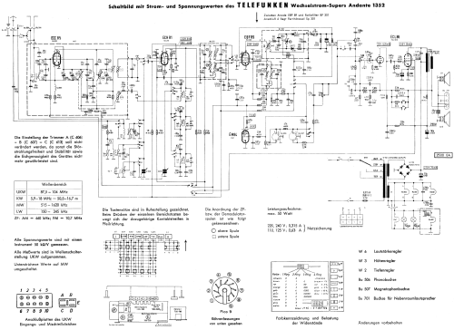 Andante 1352; Telefunken (ID = 2420052) Radio