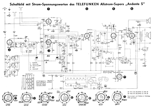 Andante S; Telefunken (ID = 2420048) Radio