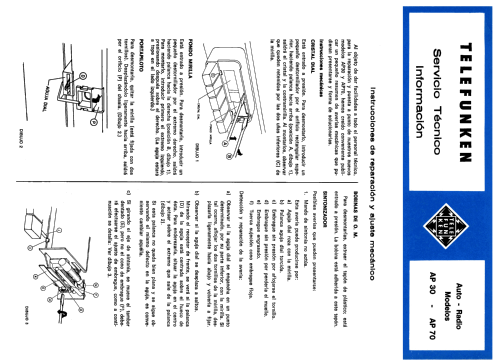 AP-30; Telefunken (ID = 2654858) Car Radio