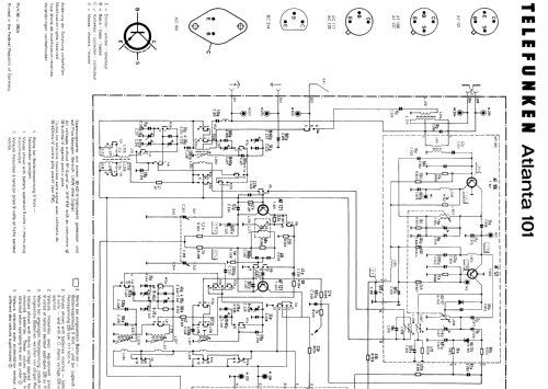 Atlanta 101; Telefunken (ID = 93521) Radio