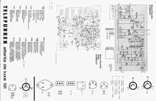 Atlanta de luxe 101; Telefunken (ID = 22438) Radio