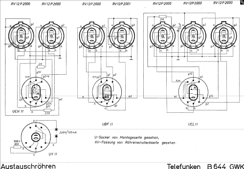 B644GWK; Telefunken (ID = 1050393) Radio