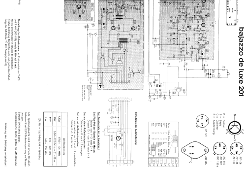 Bajazzo de luxe 201; Telefunken (ID = 323216) Radio