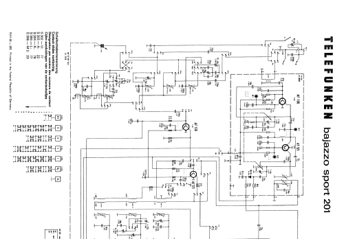 bajazzo sport 201; Telefunken (ID = 52614) Radio