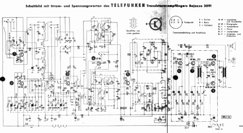 Bajazzo-Transistor 3091; Telefunken (ID = 59844) Radio