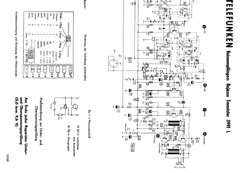 Bajazzo-Transistor 3991L; Telefunken (ID = 1127657) Radio