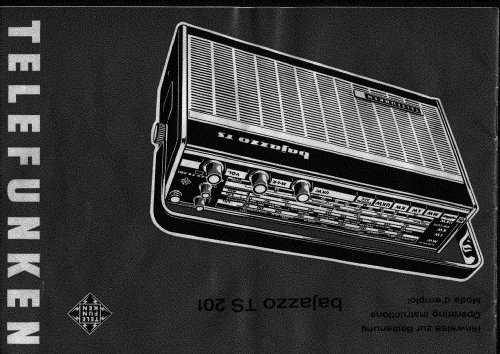 Bajazzo TS201; Telefunken (ID = 2463419) Radio