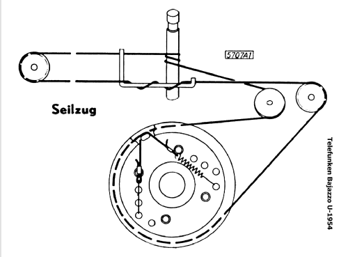 Bajazzo U 54 1954; Telefunken (ID = 275723) Radio