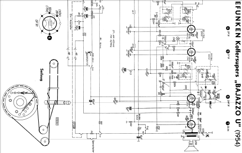 Bajazzo U 54 1954; Telefunken (ID = 894701) Radio