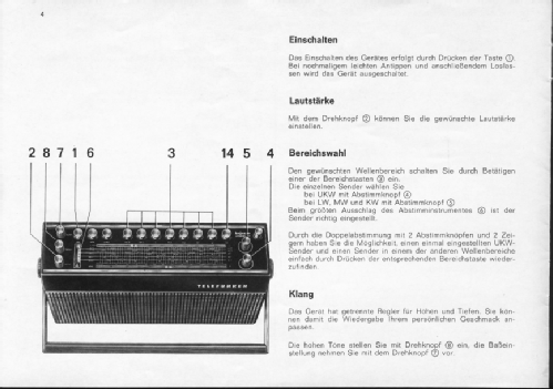 Bajazzo Universal 201; Telefunken (ID = 2680599) Radio