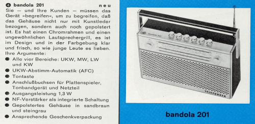 Bandola 201; Telefunken (ID = 2086052) Radio
