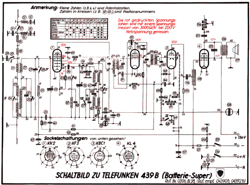 Batterie-Super 439B; Telefunken; Wien (ID = 398944) Radio
