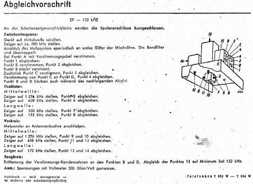 Bayreuth 653WL ; Telefunken (ID = 2854721) Radio