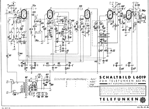 Bayreuth 653WLK ; Telefunken (ID = 721426) Radio