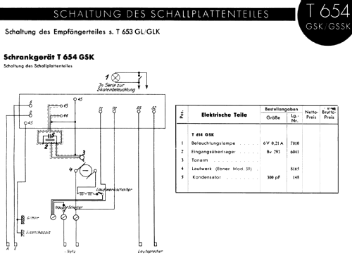 Bayreuth 654GSK ; Telefunken (ID = 721440) Radio