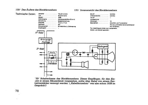 Blockfernseher ; Telefunken (ID = 2929207) Télévision