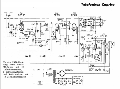 Caprice 9; Telefunken (ID = 26376) Radio