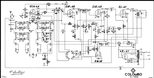 Colombo A-1266; Telefunken (ID = 2066593) Radio