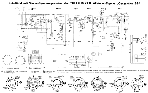 Concertino 55 GW; Telefunken (ID = 2061561) Radio