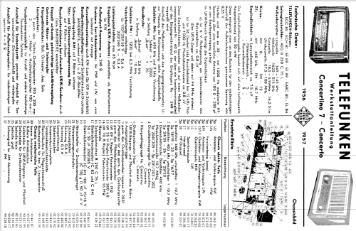 Concertino 7; Telefunken (ID = 799688) Radio