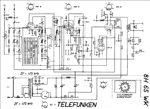 Corona 8H65; Telefunken (ID = 20519) Radio